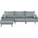 Beliani Varde Grey Soffa 245cm 3-sits