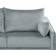 Beliani Varde Grey Sofa 245cm 3 Seater