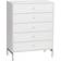 Mavis Volt White Chest of Drawer 80x105cm