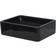 vidaXL Lavabo De Cerámica Rectangular Negro 41x30x12 cm