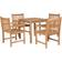 vidaXL 44999 Matgrupp, 1 Bord inkl. 4 Stolar
