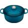 Le Creuset Deep Teal Signature Cast Iron Round med låg 26cm