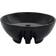 vidaXL Lavabo Con Rebosadero 46.5x18 Cm Cerámica Negro