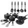 Morphy Richards Equip Set di pentole con coperchio 14 Parti