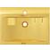 vidaXL Lavabo Con Rebosadero 60x46x16 Cm Cerámica Dorado