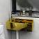 vidaXL Lavabo Con Rebosadero 49x25x15 Cm Cerámica Dorado