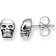 Thomas Sabo Rebel At Heart Skull Earrings - Silver