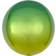 Amscan Foil Ballon Ombré Orbz Yellow/Green