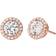 Michael Kors Pavé Earrings - Rose Gold/Transparent