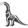 Morphsuit Kids Giant Skeleton Diplodocus Inflatable Costume