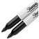 Sharpie Fine Tip Permanent Markers 1mm Black 2 Pack