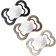 Bibs Supreme Silicone Pacifier 6-36m 3-pack