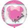 Amscan Foil Ballon Minnie 1st Birthday Orbz