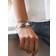 Skultuna Bangle with Key Lock Bracelet - Silver