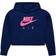 NIKE Older Kid's Hoodie - Blue Void/Fire Pink/Fire Pink