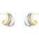 Georg Jensen Curve Earrings - Gold/Silver