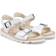 Clarks Crown Bloom K White Leather Unisex Sandalias