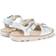 Clarks Crown Bloom K White Leather Unisex Sandalias