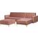Beliani Aberdeen Left-Hand Soffa 267cm 4-sits
