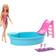 Barbie Blonde Doll Pool Playset with Slide & Accessories