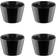Alessi Tonale Espressokopp 25cl 4st