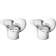 Georg Jensen Bloom Botanica 2-Piece Tea Light Candleholder Set Portavelas 7.6cm 2pcs