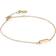 Efva Attling Thin Stars Bracelet - Gold/Diamonds