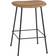 Muuto Fiber Tube Base Leather Bar Stool 26"