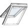 Velux GPU 0066 MK04 Aluminium, Tre Takvindu 3-glassvindu 78x98cm