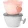 Skip Hop Cuencos con tapa y soporte Easy Grab Gris, Verde azulado 2 x 240 ml, 3m