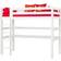 HoppeKids Premium Halfhigh Bed with Ladder & Table Top 35.4x78.7"