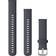 Garmin Ersatzarmband 18mm Silikon Schwarz Schiefergrau