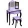 Teamson Kids Gisele Vanity Table & Stool Set Leopard