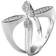 Gynning Jewelry Sparkling Ellipse Ring - Silver/Transparent