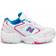 New Balance 452 M - White with Exuberant Pink and Vision Blue