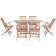 vidaXL 44659 Matgrupp, 1 Bord inkl. 6 Stolar