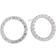 Sif Jakobs Biella Uno Earrings - Silver/Transparent