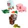 Mattel Minecraft Comic Mode Baby Animals 3-Pack