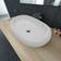 vidaXL Lavabo En Forme Ovale Céramique 63 x 42 cm