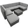 tectake Venice Outdoor Lounge Set, 1 Table incl. 6 Sofas