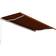 vidaXL Tenda Da Sole Retrattile Manuale 500x300 cm Blu e Bianca 500x300cm
