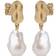 ENAMEL Copenhagen Alua Earrings - Gold/Pearl