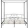 vidaXL Canopy Sängram 180x200cm