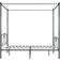 vidaXL Canopy Sängram 180x200cm