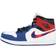 Nike Air Jordan 1 Mid Multicolored Swoosh M - White/Game Royal/Gym Red/Black