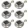 vidaXL Solar Lamps Wall light ∅ 12cm 6pcs