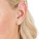 Blomdahl Brilliance Puck Earrings - Gold/Transparent