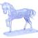 Hcm-Kinzel Crystal Puzzle Horse Transparent 100 Bitar