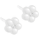 Blomdahl ORECCHINI STERILI CJ MP DAISY PEARL 6MM WHITE