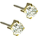 Blomdahl Skin Friendly Earrings 5mm - Gold/White